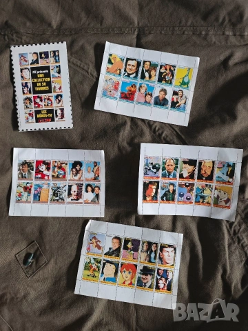 Марки Пиф Pif présente une collection de 50 timbres les héros TV 1989, снимка 2 - Колекции - 54898293