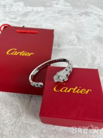 Дамска гривна Cartier Panthere , снимка 2 - Гривни - 54607387