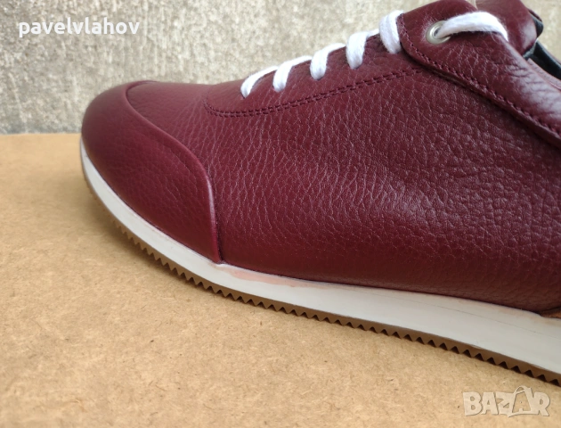 Кожени обувки TEODOR - нови, цвят бордо, 44 номер , снимка 12 - Спортно елегантни обувки - 54078239