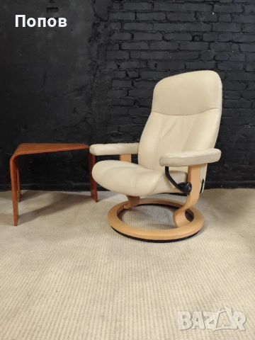 Stressless Consul релакс кресло, снимка 10 - Дивани и мека мебел - 54662921