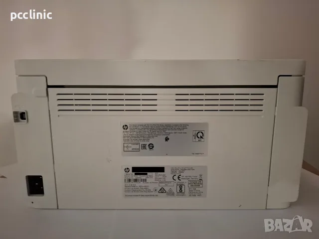 Компактен черно-бял лазерен принтер HP Laser 107w | Wi-Fi | USB | 6м. гаранция, снимка 3 - Принтери, копири, скенери - 55700838