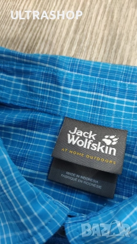 Jack Wolfskin L size UV shield мъжка лятна риза, снимка 3 - Ризи - 54508579
