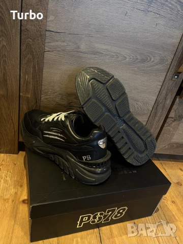 Plein Sport Runner 42 - SIPS1009 Black - Оригинални с кутия, снимка 5 - Спортно елегантни обувки - 55543138