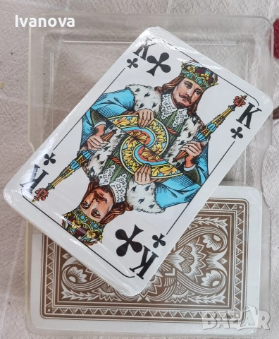 Стари карти от ГДР Coeur, комплект чисто нови, снимка 4 - Карти за игра - 55059263