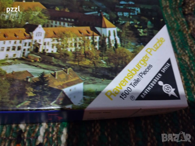 Пъзел "Kloster Ettel” Ravensburger 1970г. 1500 части , снимка 4 - Пъзели - 54528649
