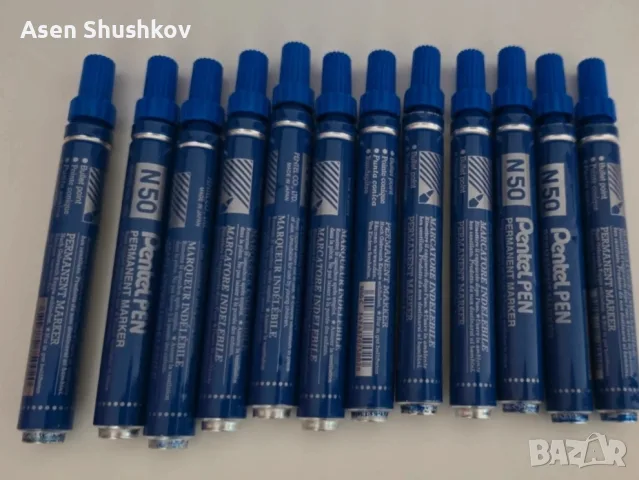 Маркер Pentel N50, снимка 2 - Ученически пособия, канцеларски материали - 55529917