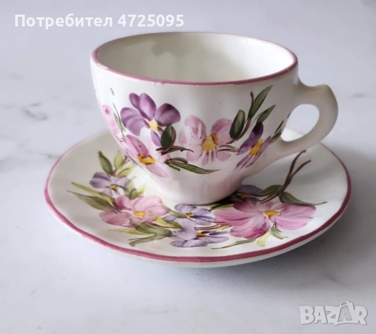 Керамичен двоен сет, снимка 3 - Чаши - 54496889