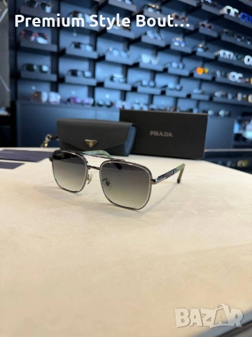 Слънчеви очила prada ray ban Burberry chanel с ув защита, с черен обикновен калъф  на марката , снимка 3 - Слънчеви и диоптрични очила - 54174325