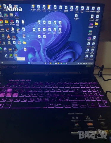 Продавам геймърски лаптоп Asus tuf gaming f15, снимка 2 - Лаптопи за игри - 55391140