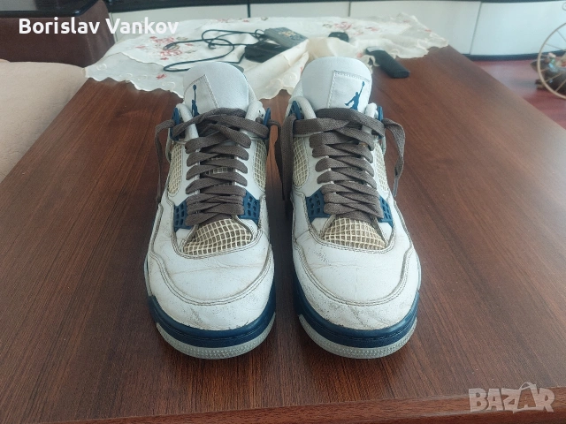 Air Jordan 4 Navy blue , снимка 2 - Ежедневни обувки - 55248726