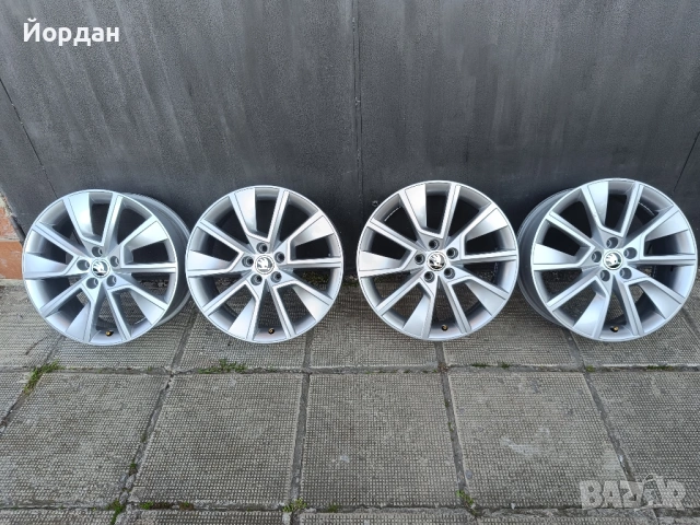 ОРИГИНАЛНИ джанти 17 ' цола 5x100 57,1 Skoda Kamiq Scala Fabia / Шкода Камик Скала Фабиа, снимка 5 - Гуми и джанти - 54598269