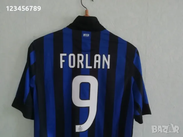 Inter Milan Forlan Nike оригинална тениска фланелка Форлан Интер Милан екип , снимка 3 - Тениски - 52190607