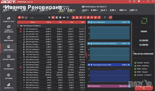 Видео карта XFX Swift RX 9060 XT, 16GB GDDR6 AMD Radeon, снимка 6 - Видеокарти - 54454870