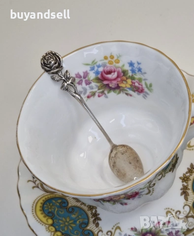 Сребърни лъжички кафе чай бебе, снимка 4 - Антикварни и старинни предмети - 54134996