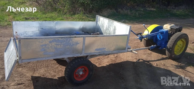 Мотоблок Болгар 9 кс 4 скорости и нови гуми , снимка 4 - Селскостопанска техника - 54127504