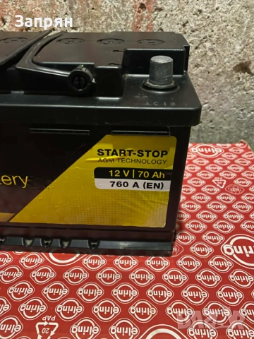Акумулатор AGM/АГМ 70 760 А амп/ч, снимка 3 - Части - 54098990