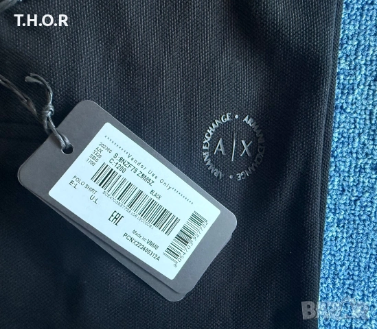 Boss / Armani Exchange Polo Shirt ОРИГИНАЛНИ мъжки поло тениски - M, снимка 4 - Тениски - 54982719