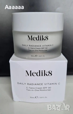 Medik8 Антиоксидантен витамин С крем с SPF 30 ,нов Цена 50 евро