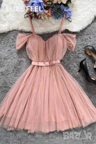 💮Рокли с Тюл, снимка 3 - Рокли - 54399422
