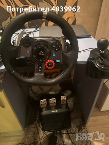 Logitech g29, снимка 4 - Джойстици и геймпадове - 54693094