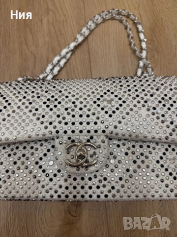 Дамска чанта Chanel камъни