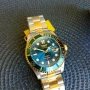 Часовник Invicta Prodiver 100м, механизъм Seiko/Hattori/TMI, корона на винт, 43мм, синьо-зелен, снимка 4