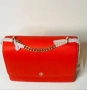 Tory Burch дамска червена кожена чанта, снимка 2