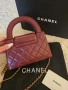 Chanel Kelly Дамска Чанта Цвят Бордо Код Brand Luxury Fashion10, снимка 8