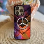 Силиконов Калъф за iPhone с лого Mercedes, снимка 14