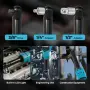 Акумулаторен тресчотка винтоверт/гайковерт 3/8", за 18–21V батерия Brushless с LED и адаптери, снимка 8