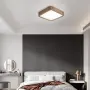 LED панел/плафон за таван с дървена рамка и CCT (смяна на температурата на светлината) 30 см, 24W, снимка 5