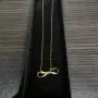 Златен синджир с висулка "Безкрайност" 14K – 1.81 г, снимка 1