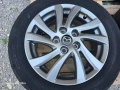 Лети джанти 16ки 5х114.3 Mazda + летни гуми 205/55/16, снимка 5