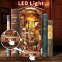 3D дървен пъзел с Led осветление DIY Book Nook Kit – Magic World древна вълшебна стая - НОВ, снимка 5