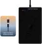NFC безконтактен четец за смарт карти USB-C за FIDO2 и MIFARE, ISO 14443, USB-A адаптер, снимка 1