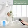 Таванен вентилатор с LED осветление 53 см, снимка 4