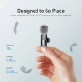 Нов Безжичен петличен микрофон за iPhone Android TikTok YouTube USB-C Lightning, снимка 4