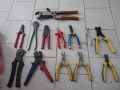 Кербовачни щанцови клещи klauke knipex bahco, снимка 1
