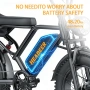 Електрически Велосипед Heeader BK20 (750W, 48V 20Ah) – Fat Bike , снимка 5