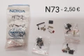 Комплект бутони за Nokia N73,Джойстик горно за N73, Джойстик долно N73, Среда за Nokia N73, снимка 2