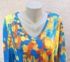 4XL/5XL Нова дълга рокля в синьо , снимка 3