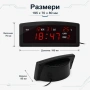 Електронен постоянно светещ в тъмното часовник термометър големи цифри, снимка 6