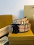 Мъжки Колан Естествена Кожа Burberry, снимка 5