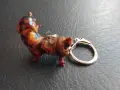 Ключодържател кученце от стъкло Мурано, снимка 3
