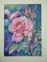 Роза картина, снимка 3