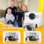 Детска камера за моментен печат  HiMont,1080P HD с 3 ролки хартия и 32GB карта, снимка 5