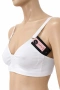 Hunkemöller бял сутиен 80B с меки чашки и регулируеми презрамки, снимка 2
