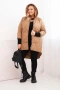 Дамско преходно яке Plus Size, ватирано с качулка, 8цвята , снимка 3