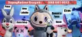 Labubu ,Бяло мече, Стич , Lava Bear И Зайчето Рики за вашето събитие - Област Плевен / Ловеч / Троян, снимка 1