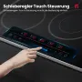 Стеклокерамичен плот за вграждане, 5 зони, 77 см, 8200W, инокс рамка, GASLAND CH775BF20B, снимка 6
